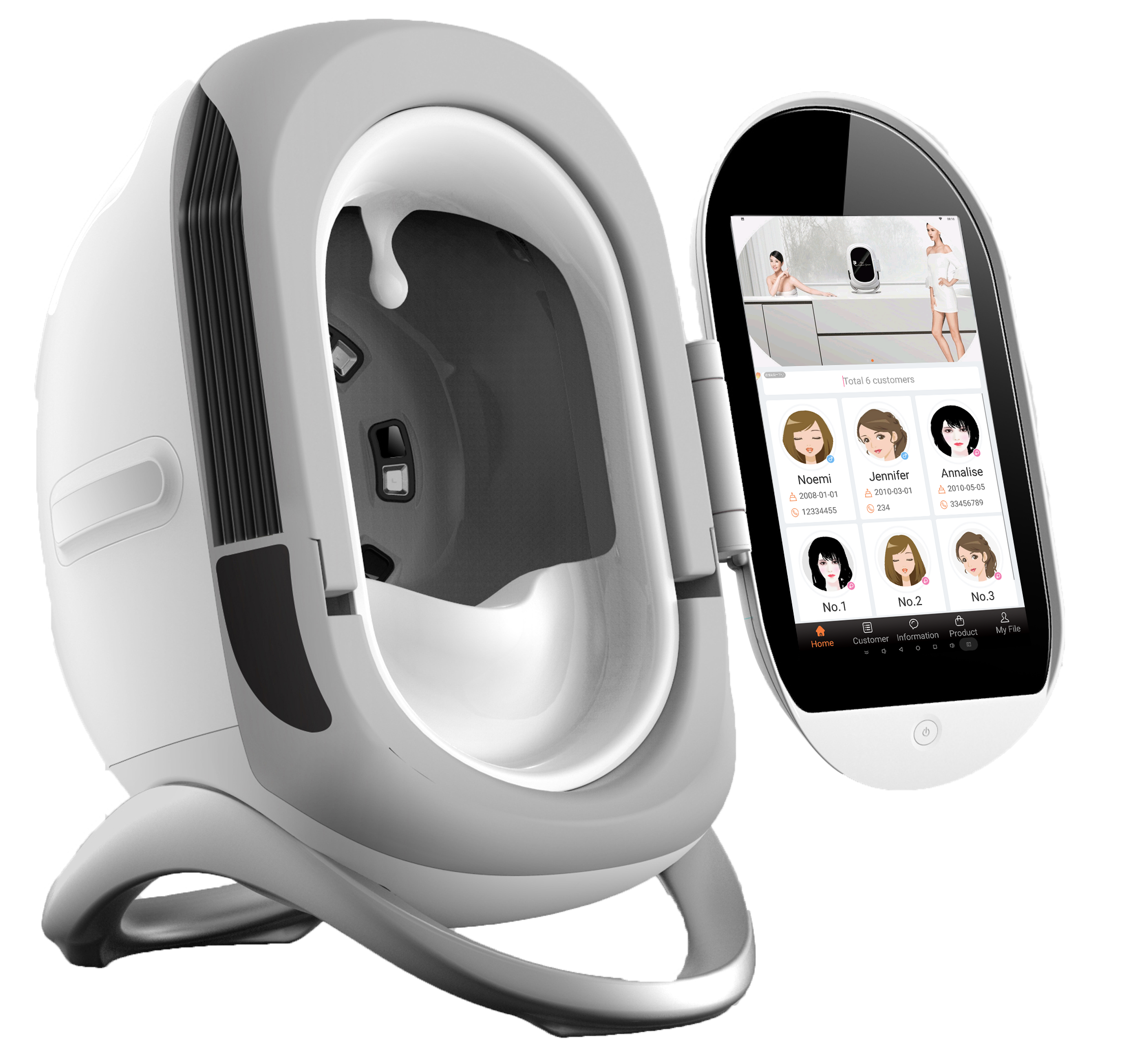 未来肌測定＜毛穴＞＜皮脂腺＞＜シミしわ＞＜肌年齢＞