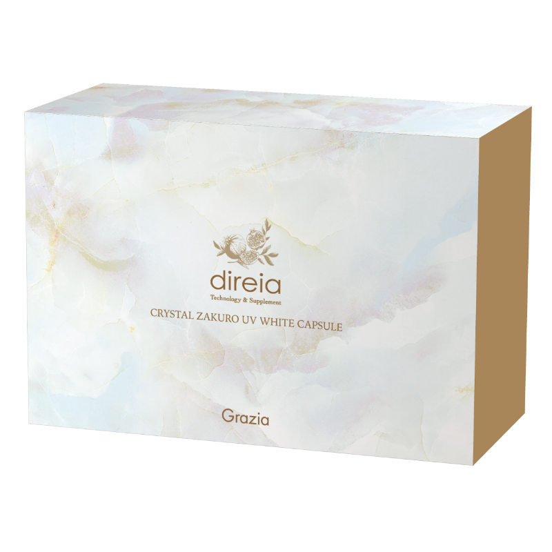 CRYSTAL ZAKURO UV WHITE CAPSULE
